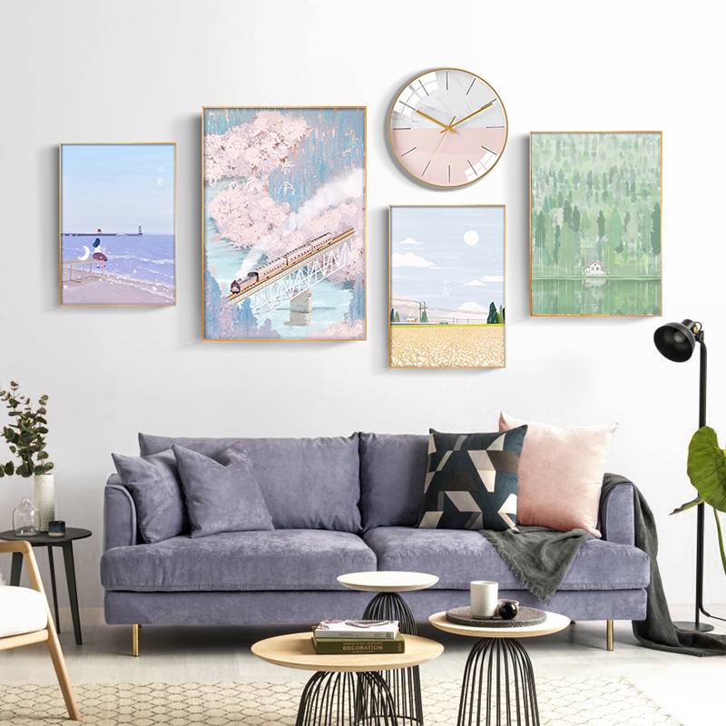Nordic Style Light Luxury Hanging Painting 24 Solar Terms In Autumn