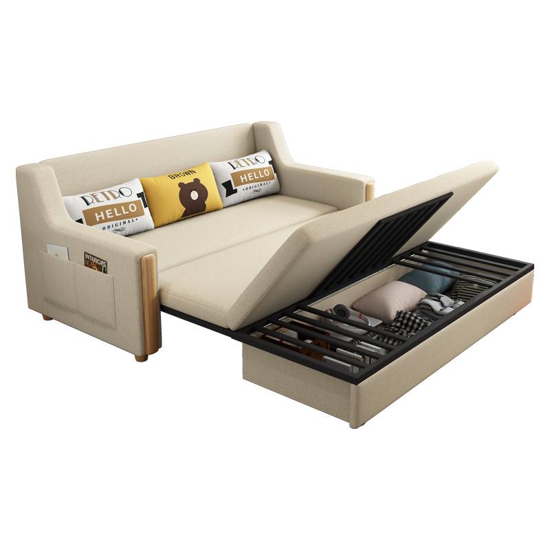 Multifunctional  Folding With Storage Compartment Sofa Bed