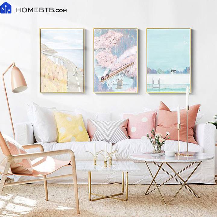 Nordic Style Light Luxury Hanging Paintings