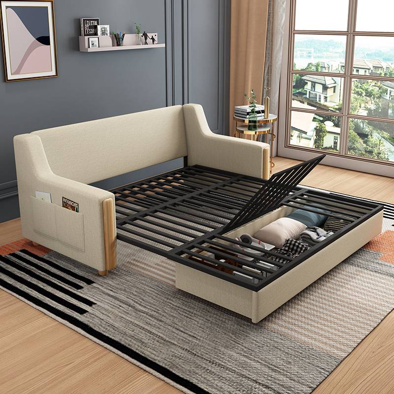Multifunctional  Folding With Storage Compartment Sofa Bed