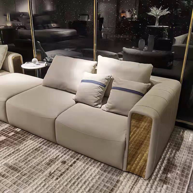 Modern Light Luxury Italian Chaise Longue Sofa