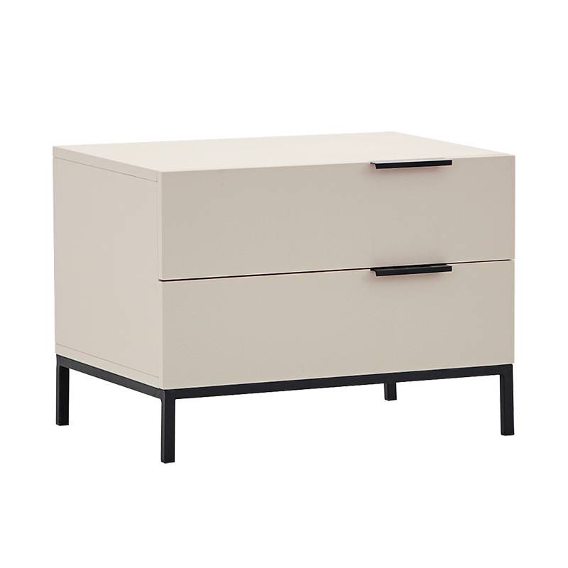 Light Luxury Style Modern Simple Painted Board Cabinet Bedside Table 1