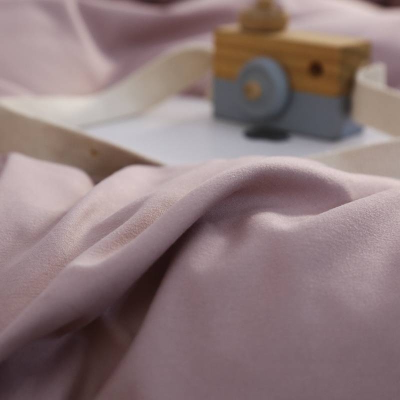 Simple Four-Piece Set Cotton Bedding Sheet Quilt Cover （Solid Color）